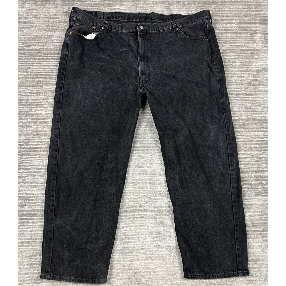 Levis Jeans Womens 52x32 Black Denim 100% Cotton Casual